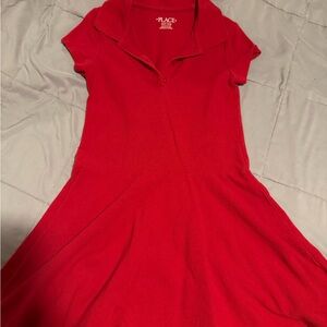The Children's Place Bright Red Mini Dress